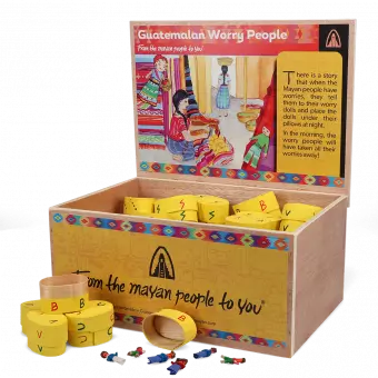 Mini Worry People In A Box