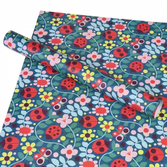 Wrapping Paper (5 Sheets) - Ladybird
