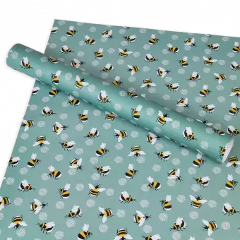Wrapping Paper (5 Sheets) - Bumblebee