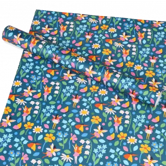 Wrapping Paper (5 Sheets) - Fairies In The Garden