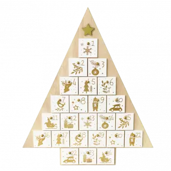 Wooden Advent Calendar - Christmas Tree