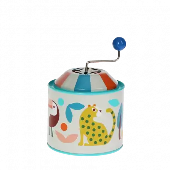 Winding Tin Music Box - Wild Wonders