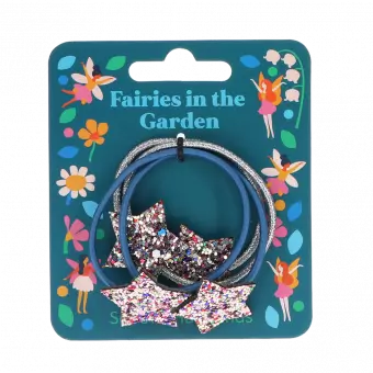 Glitter Star Hair Bands (set Of 4) - Fairies In The Garden