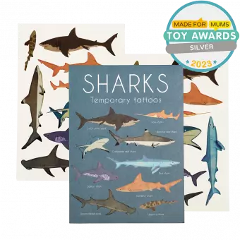 Shark Temporary Tattoos (2 Sheets)