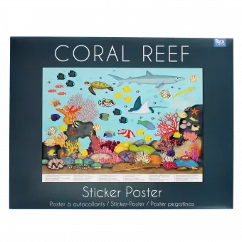 Coral Reef Sticker Poster