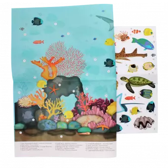 Coral Reef Sticker Poster