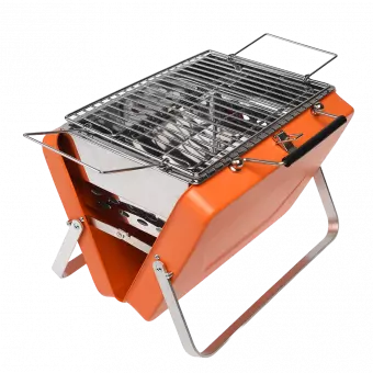 Portable Suitcase Bbq - Orange