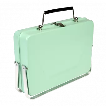 Portable Suitcase Bbq - Green