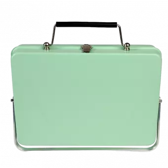 Portable Suitcase Bbq - Green