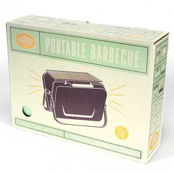 Portable Suitcase Bbq - Pistachio