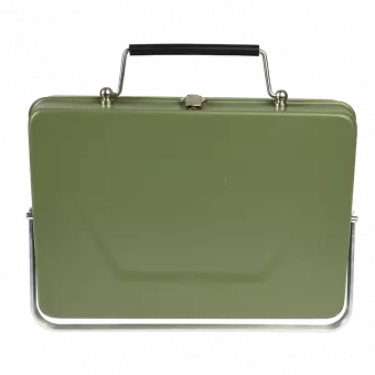 Portable Suitcase Bbq - Dark Green