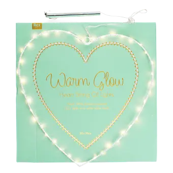 Metal Heart Led Light