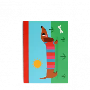 A6 Notebook - Sausage Dog