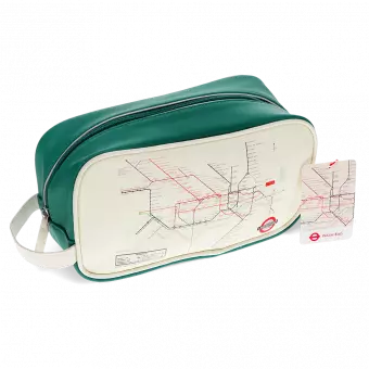 Wash Bag - Tfl Heritage Tube Map