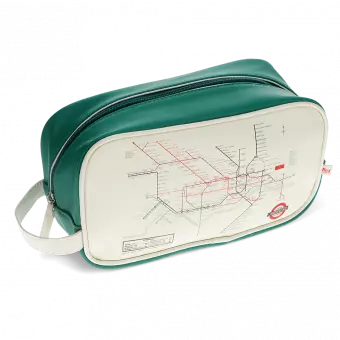 Wash Bag - Tfl Heritage Tube Map
