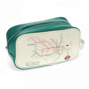Wash Bag - Tfl Heritage Tube Map