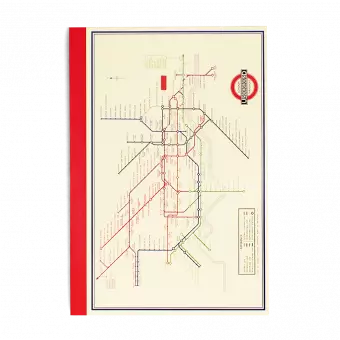 A5 Notebook - Tfl Heritage Tube Map