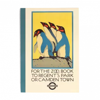 A5 Notebook - Tfl Vintage Poster: "For The Zoo…"