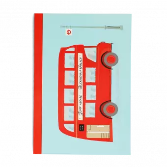 A5 Notebook - Tfl Routemaster Bus