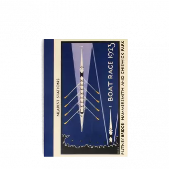 A6 Notebook - Tfl Vintage Poster: "Boat Race"