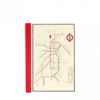 A6 Notebook - Tfl Heritage Tube Map