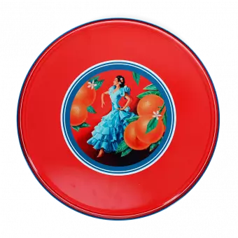 Round Serving Tray - Cerveza Española