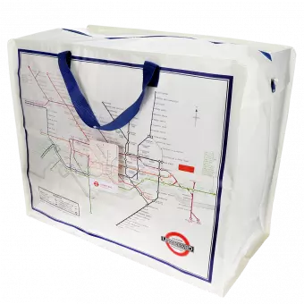 Jumbo storage bag - TfL Heritage Tube Map