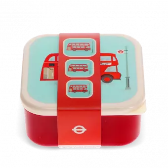 Snack boxes (set of 3) - TfL Routemaster Bus