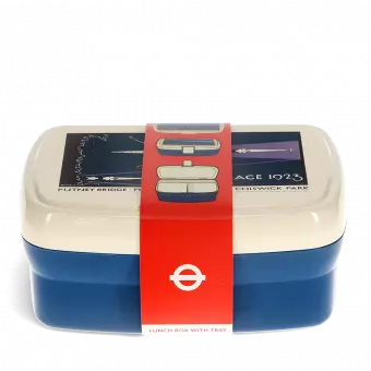 Lunch box with tray - TfL Vintage Poster "Boat Race"