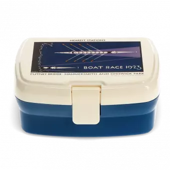 Lunch box with tray - TfL Vintage Poster "Boat Race"