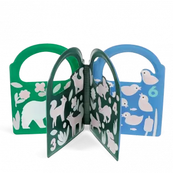 Colour changing bath book - Woodland