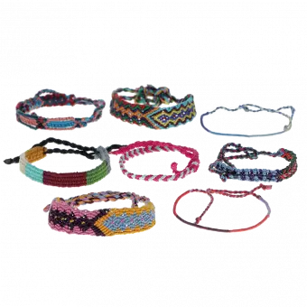 Handmade Mayan bracelet - Assorted (SINGLE)