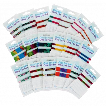 Handmade Mayan friendship bracelet - Assorted (SINGLE)