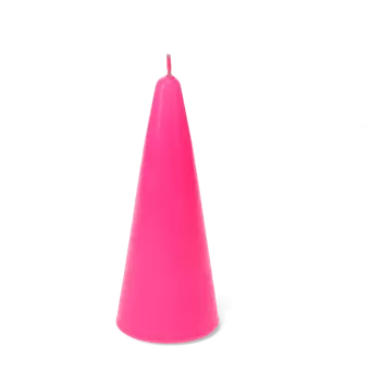 Small cone candle - Bright Pink
