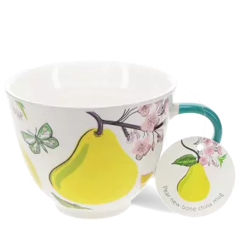 New bone china mug - Pear