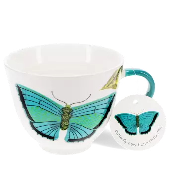 New bone china mug - Butterfly