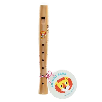 Children's wooden recorder - Animal Band