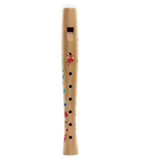 Children's wooden recorder - Fairies in the Garden