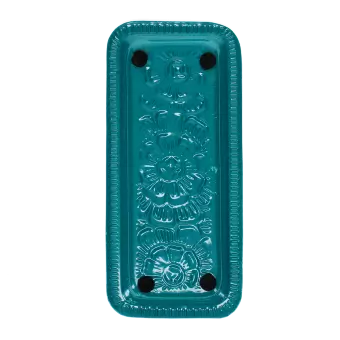Enamel decorative tray - Blue