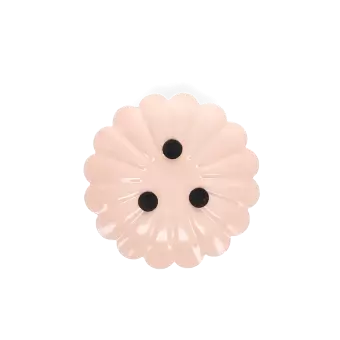 Enamel flat flower candle holder - Pink