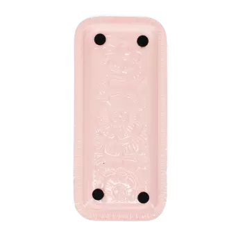 Enamel decorative tray - Pink