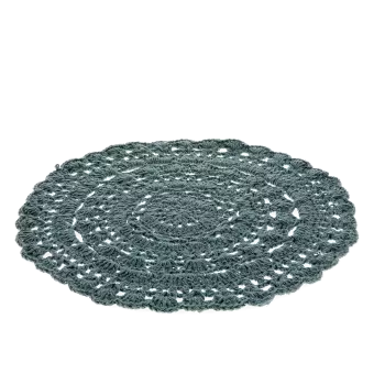 Crochet placemat - Teal
