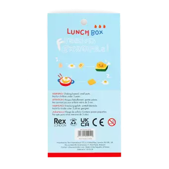 3D puffy stickers (single sheet) - Lunch Box