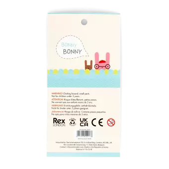 3D puffy stickers (single sheet) - Bonny Bunny