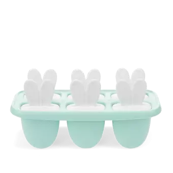 Blue ice lolly mould bunny ears