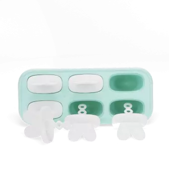 Blue ice lolly mould bunny ears