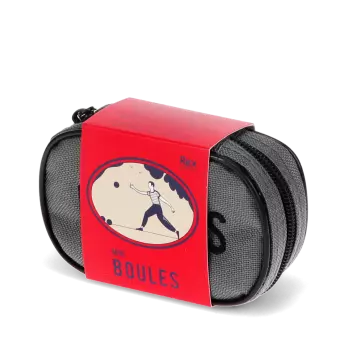 Mini Boules set in travel case