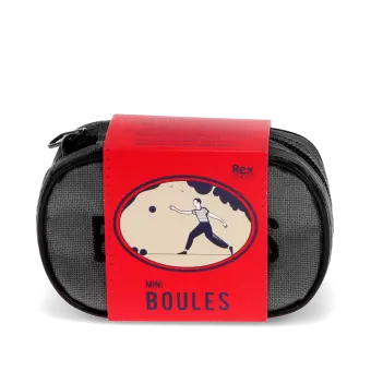 Mini Boules set in travel case