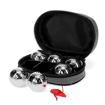 Mini Boules set in travel case