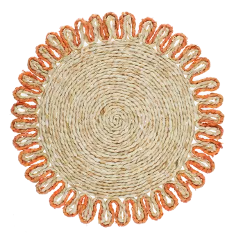 Corn husk placemat - Orange